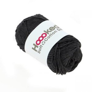 Hoooked Soft Cotton Dk - London Charcoal