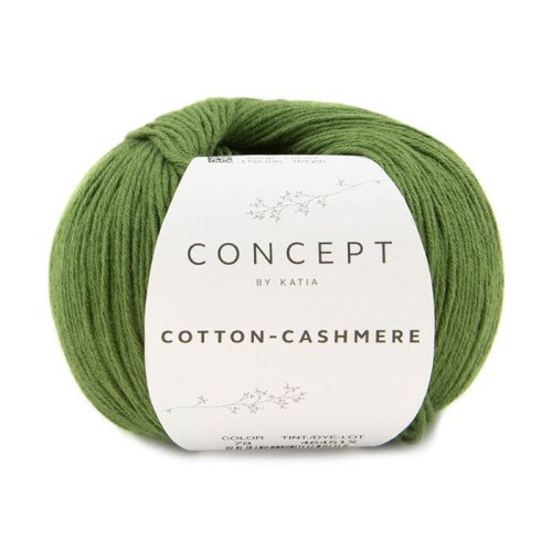 Katia Cotton Cashmere - sosnowa zieleń - 79