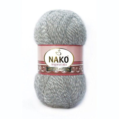 Nako Angora Luks - 21422 - szary melanż