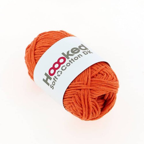 Hoooked Soft Cotton Dk - Amsterdam Orange