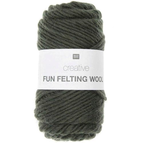 Rico Design Fun Felting Wool -  oliwka | 004