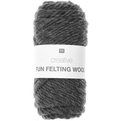 Rico Design Fun Felting Wool -  antracyt | 009