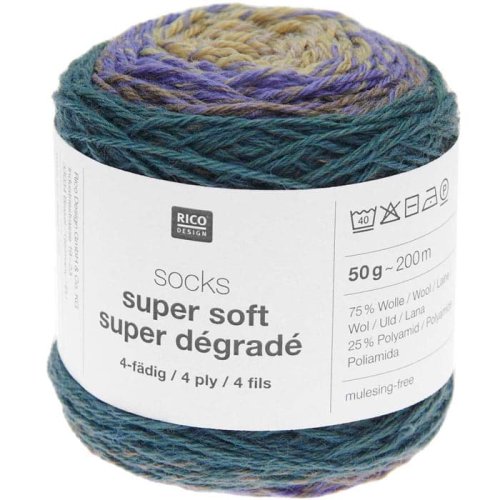 Rico Design Socks Super Soft Super Degrade 006