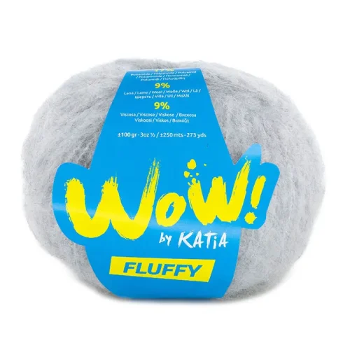Katia Wow Fluffy 81 jasny szary