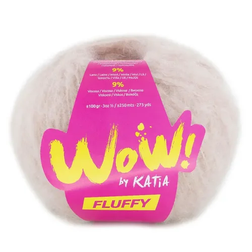 Katia Wow Fluffy 86 łososiowy