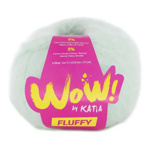 Katia Wow Fluffy 90 bladozielony