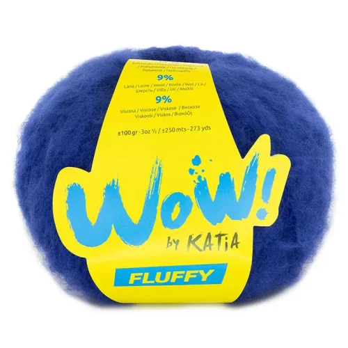 Katia Wow Fluffy 96 niebieska noc