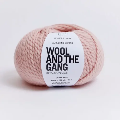 Wool And The Gang Alpachino Merino Cameo Rose