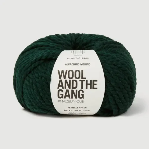 Wool And The Gang Alpachino Merino Heritage Green