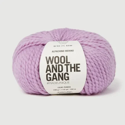 Wool And The Gang Alpachino Merino Lilac Punch
