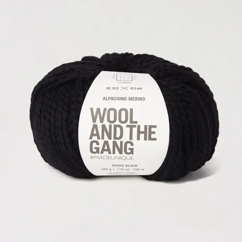 Wool And The Gang Alpachino Merino Space Black