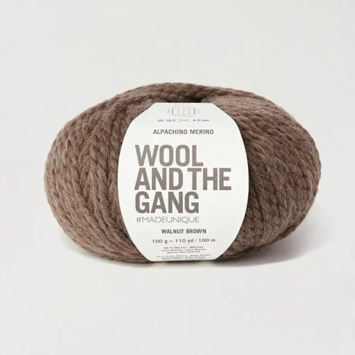 Wool And The Gang Alpachino Merino Walnut Brown