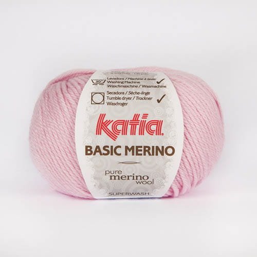 Katia Basic Merino - róża - 25