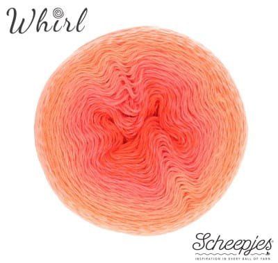 Scheepjes Whirl Ombre - 557 Coral Catastrophe