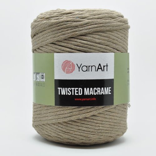 YarnArt Twisted Macrame - 768 - ciemny beż