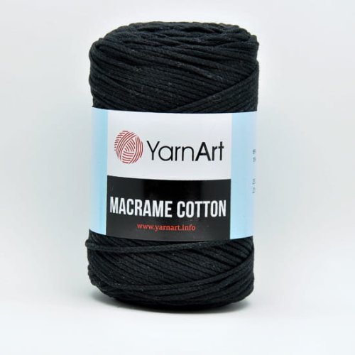 YarnArt Macrame Cotton - 750 - czarny