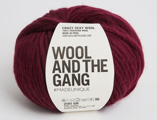 WATG - Crazy Sexy Wool - Margaux Red