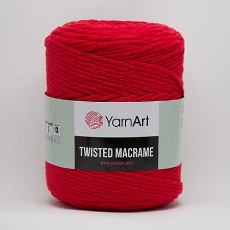 YarnArt Twisted Macrame - 773 - czerwony