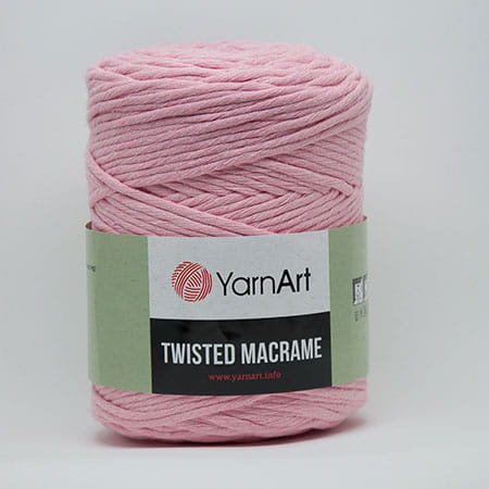 YarnArt Twisted Macrame - 762 - jasny róż