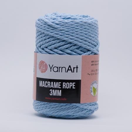 YarnArt Macrame Rope 760 - błękitny