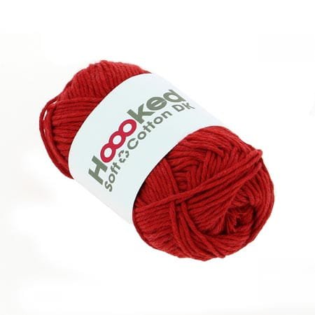 Hoooked Soft Cotton Dk - Naples Red