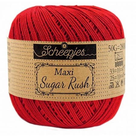 Scheepjes Maxi Sugar Rush - 722 Red