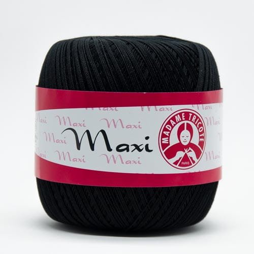 Madame Tricote Paris Maxi - 9999 - czarny