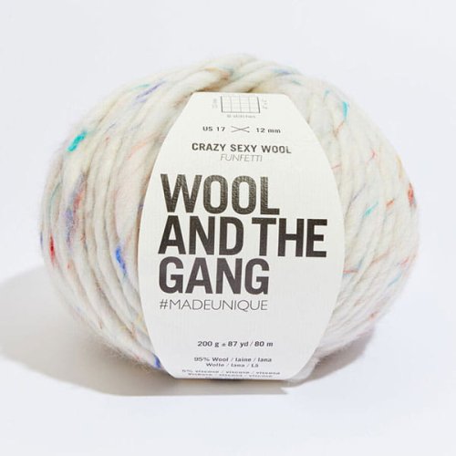 WATG - Crazy Sexy Wool - Funfetti Mix it Up White