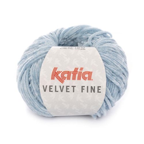 Katia Valvet Fine - 205 - błękitny