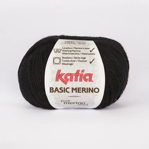 Katia Basic Merino - czarny - 2