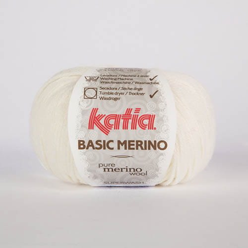 Katia Basic Merino - biały - 1