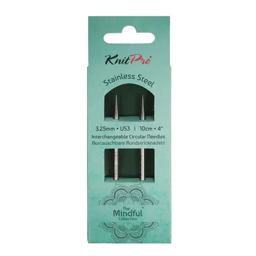 Krótkie druty wymienne 3,25mm z kolekcji KnitPro Mindful