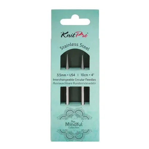 Krótkie druty wymienne 3,5mm z kolekcji KnitPro Mindful