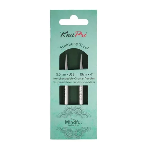 Krótkie druty wymienne 5 mm z kolekcji KnitPro Mindful