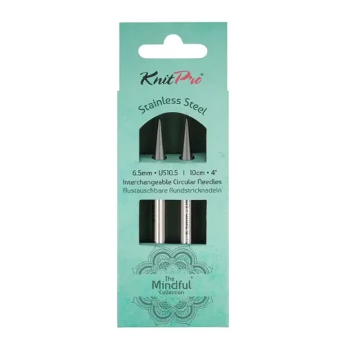 Krótkie druty wymienne 6,5 mm z kolekcji KnitPro Mindful