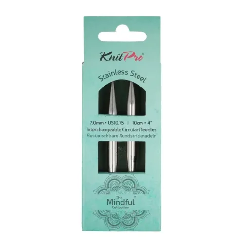 Krótkie druty wymienne 7 mm z kolekcji KnitPro Mindful