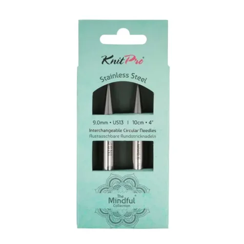 Krótkie druty wymienne 9 mm z kolekcji KnitPro Mindful