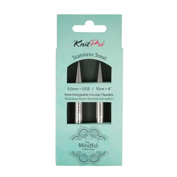 Krótkie druty wymienne 9 mm z kolekcji KnitPro Mindful
