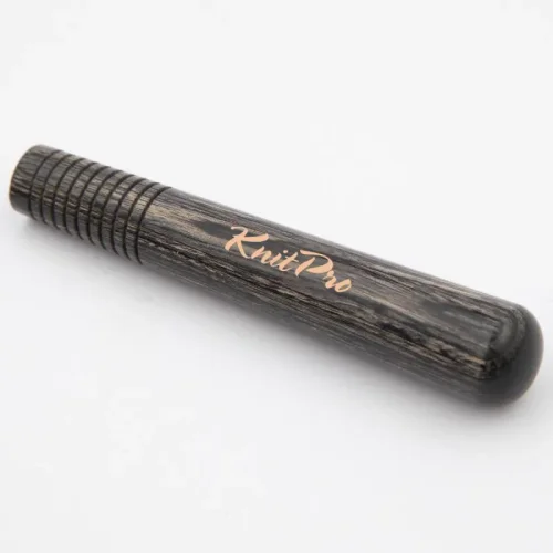 Drewniany uchwyt wymienny, kolor Grey Onyx, KnitPro Oasis