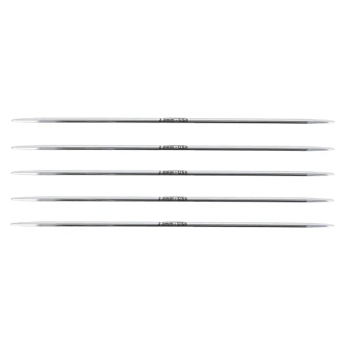 zestaw 5 drutów pończoszniczych KnitPro Nova, rozmiar 2 mm