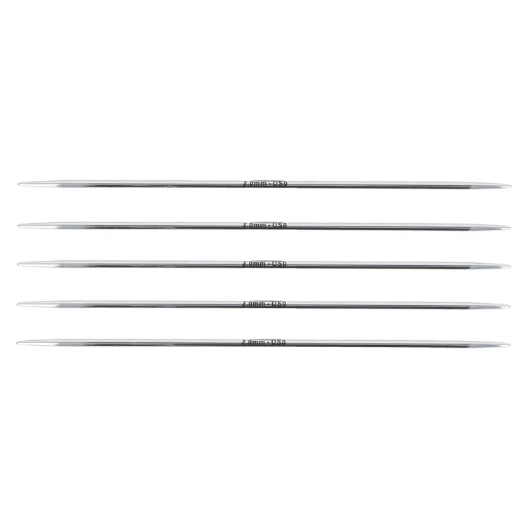 zestaw 5 drutów pończoszniczych KnitPro Nova, rozmiar 2 mm