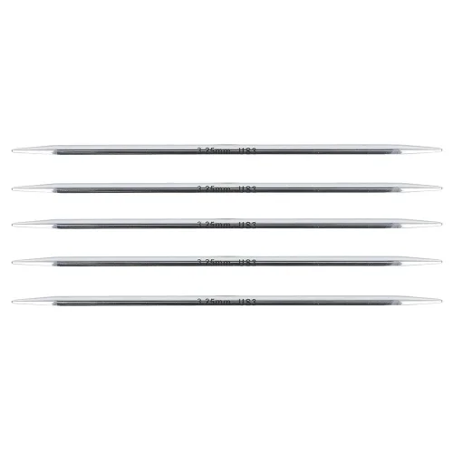 zestaw 5 drutów pończoszniczych KnitPro Nova, rozmiar 3,25 mm