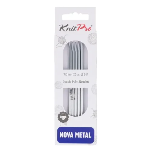 zestaw 5 drutów pończoszniczych KnitPro Nova, rozmiar 3,75 mm