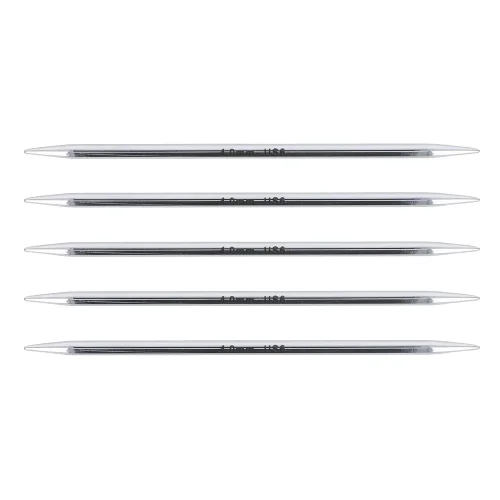 zestaw 5 drutów pończoszniczych KnitPro Nova, rozmiar 4 mm