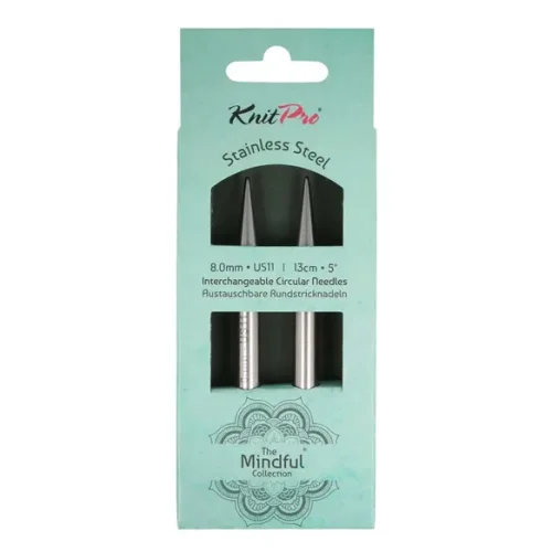 Druty wymienne KnitPro Mindful 8 mm / 13 cm
