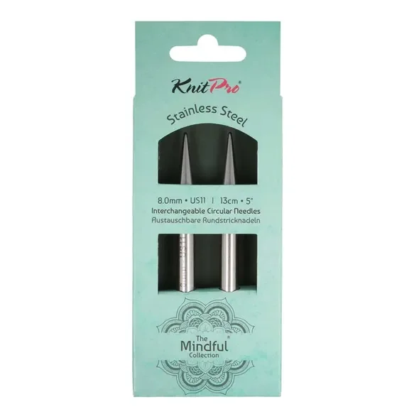 Druty wymienne KnitPro Mindful 8 mm / 13 cm