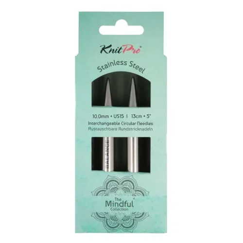 Druty wymienne KnitPro Mindful 10 mm / 13 cm