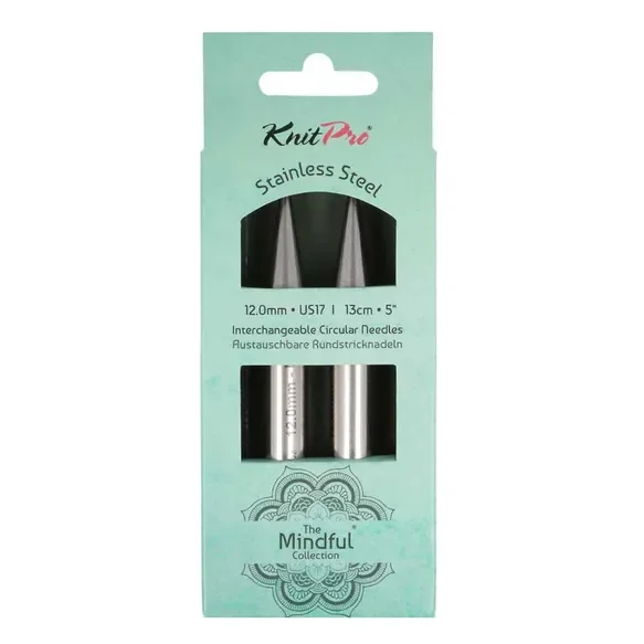 Druty wymienne KnitPro Mindful 12 mm / 13 cm