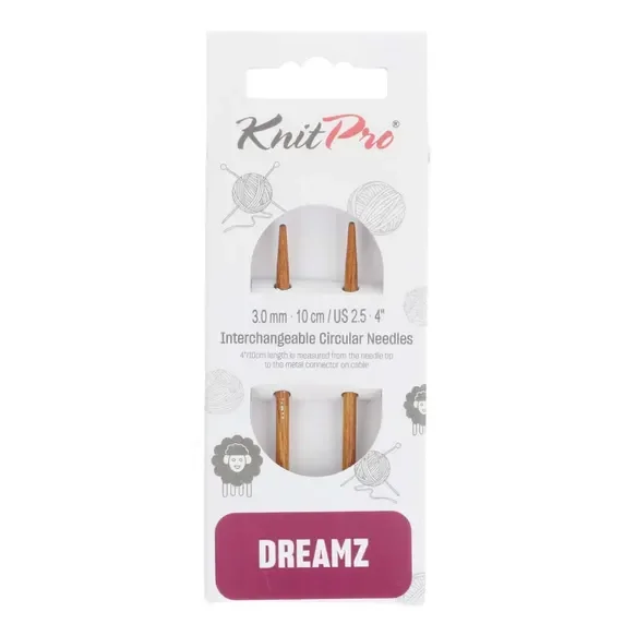 Druty wymienne KnitPro Dreamz 3 mm / 10 cm