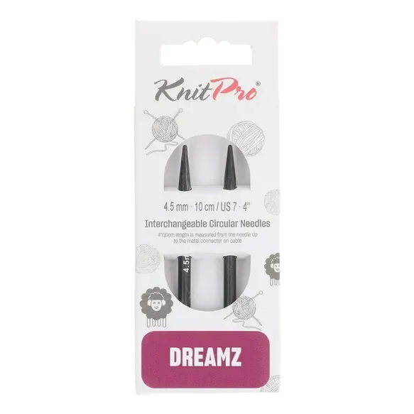 Druty wymienne KnitPro Dreamz 4,5 mm / 10 cm